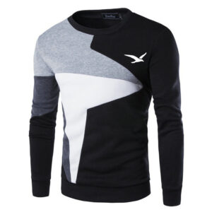 Alternative view of Casual Men's pullover O-Neck Slim Cotton Knit Sweater DL12007