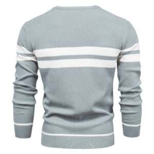 Alternative view of Men's Pullover O-neck Long Sleeve Warm Slim Sweater DL12008