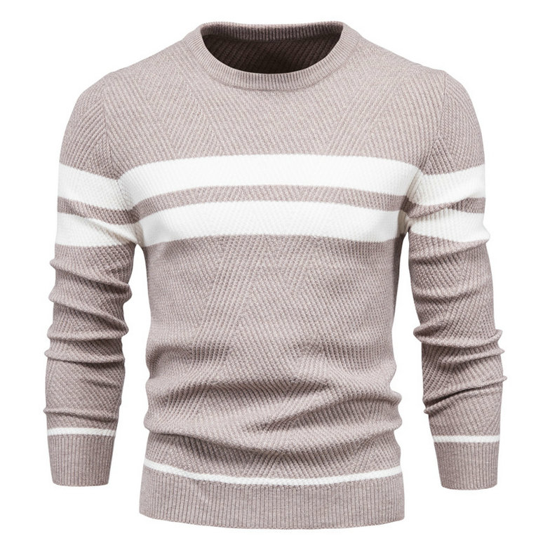 Men's Pullover O-neck Long Sleeve Warm Slim Sweater DL12008 - Image 5