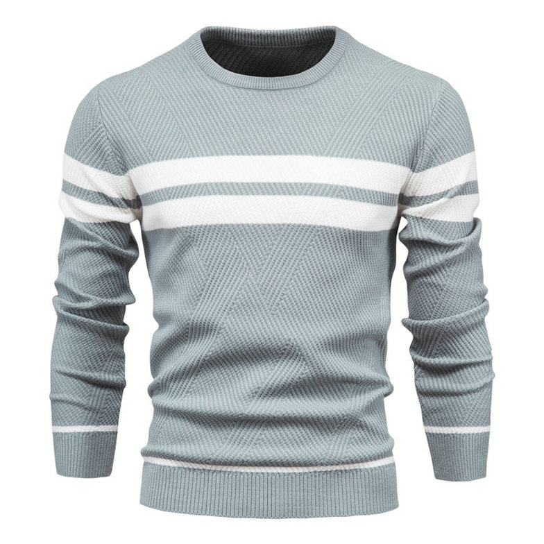 Men's Pullover O-neck Long Sleeve Warm Slim Sweater DL12008 - Image 6