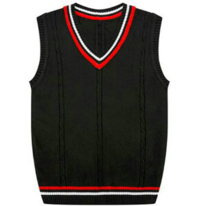 Alternative view of Men's Fashion Vest Classic V-Neck Wool Cashmere Sweater DL13001