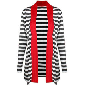 Alternative view of Women Casual Knitted Striped Coat Cardigan Outerwear DL21007