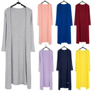 Women's Long Cardigan Dress Spring Autumn Outerwear DL21008