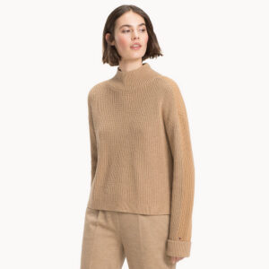 Fashion Women's Solid Color Nice Knitted Cotton Sweater Pullover DL23002