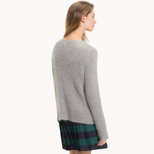 Alternative view of Women's Thin Long Sleeves Crewneck Sweater Autumn Pullover DL23007