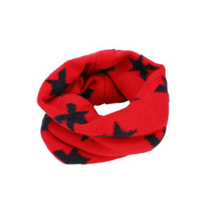 Children Kids Snood Star Print Scarf Fashion Toddler Boys Girls Scarves Supplier DL53009